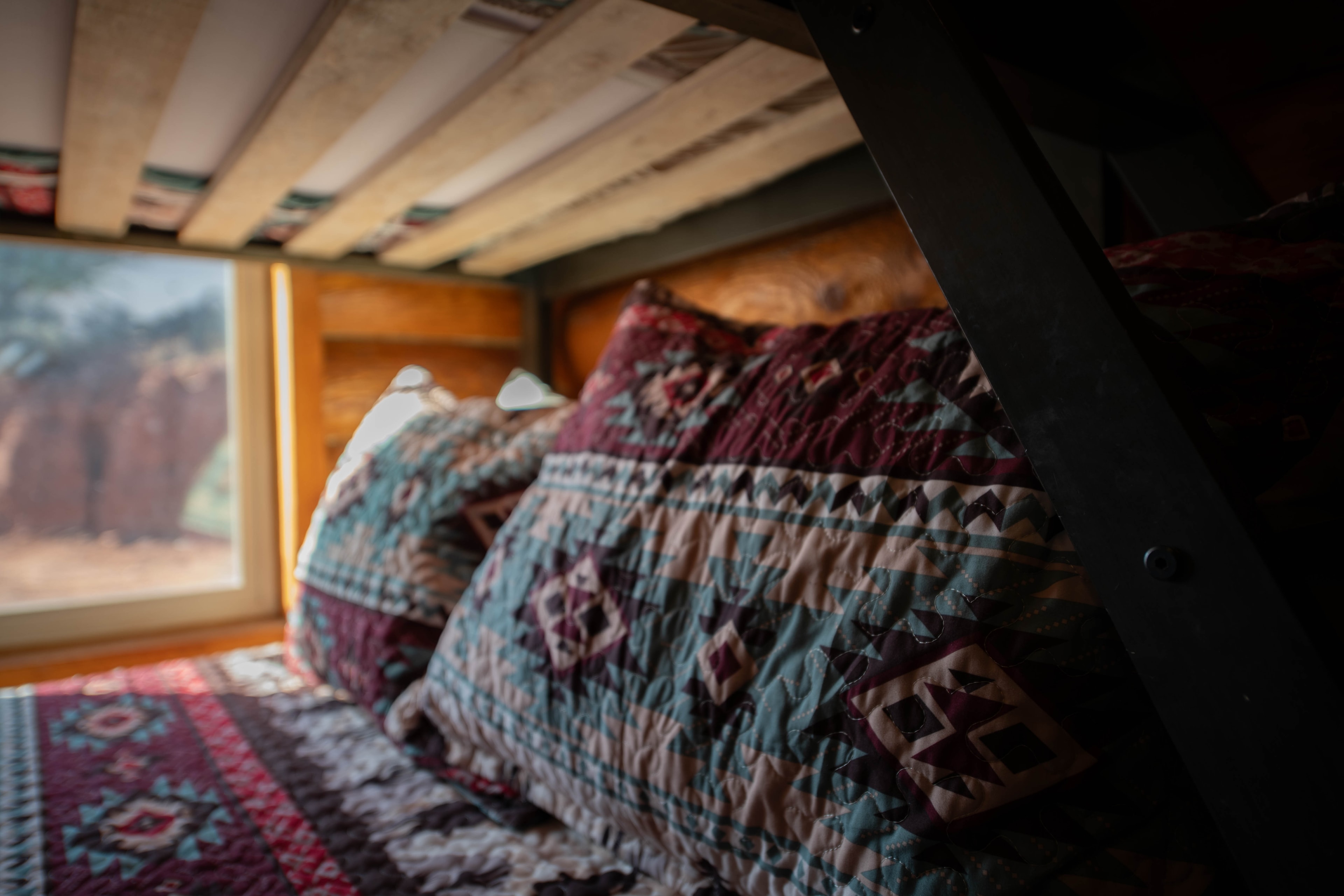 Interior seating area — Kanab vacation rental photography
